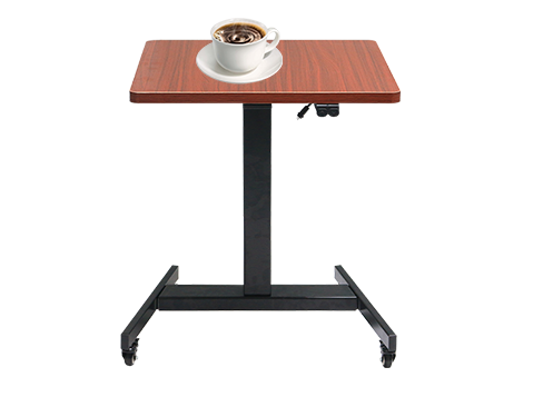 Single leg electric lift table